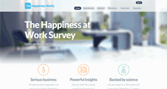 Desktop Screenshot of happinessatworksurvey.com